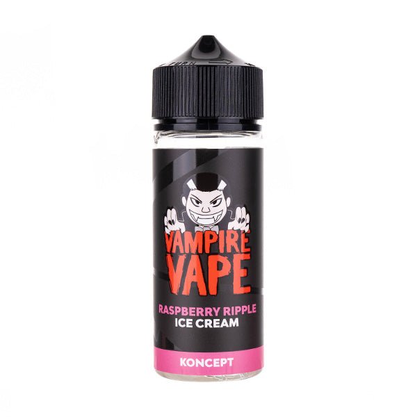 Raspberry Ripple Ice Cream 100ml Shortfill E-Liquid by Vampire Vape