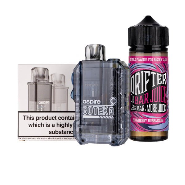 Aspire GoTek X Nicotine Free Bundle
