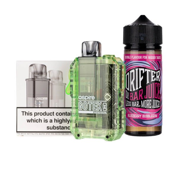 Aspire GoTek X Nicotine Free Bundle - Image 4