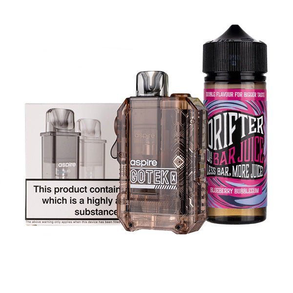 Aspire GoTek X Nicotine Free Bundle - Image 6