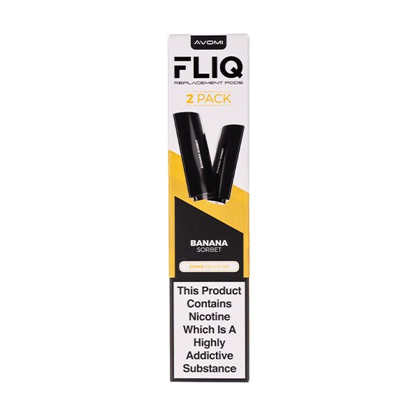 Banana Sorbet FLIQ Prefilled Pods by Avomi