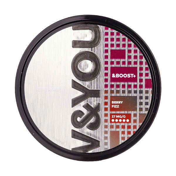 Berry Fizz &Boost+ Nicotine Pouches by V&YOU