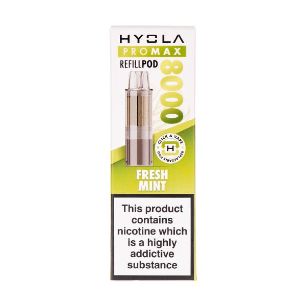Fresh Mint Pro Max 8000 Prefilled Pod + Refill by Hyola