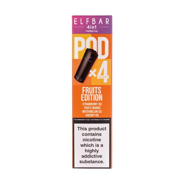 Fruits Edition 4 in 1 Prefilled Pods by Elf Bar - 4 Pods