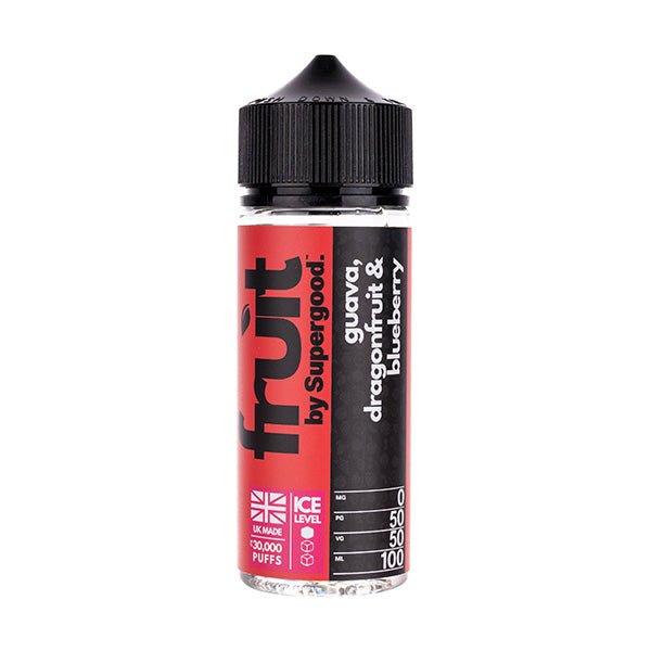 Guava, Dragonfruit & Blueberry (50/50) 100ml Shortfill E-Liquid by Supergood