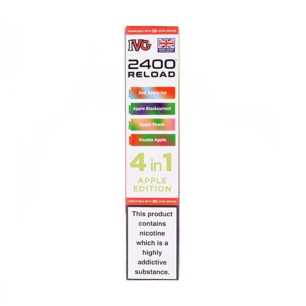 Apple Edition IVG 2400 Reload Replacement Pods - 4 Pack