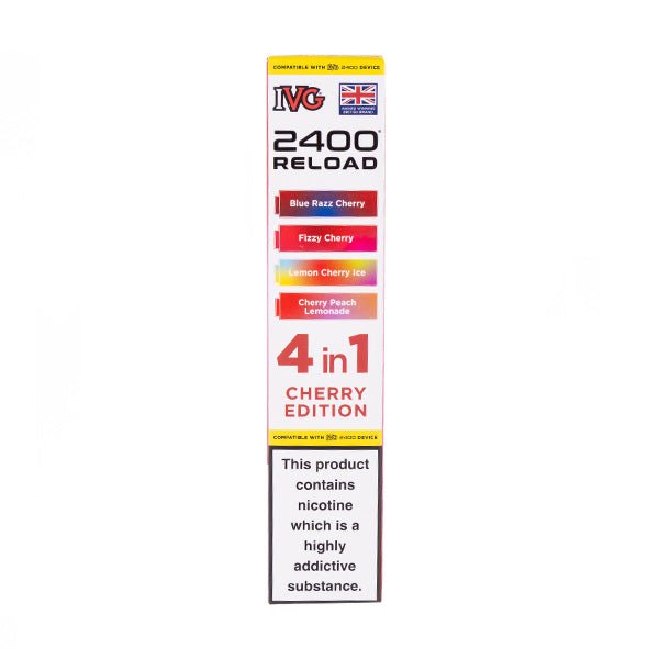 Cherry Edition IVG 2400 Reload Replacement Pods - 4 Pack