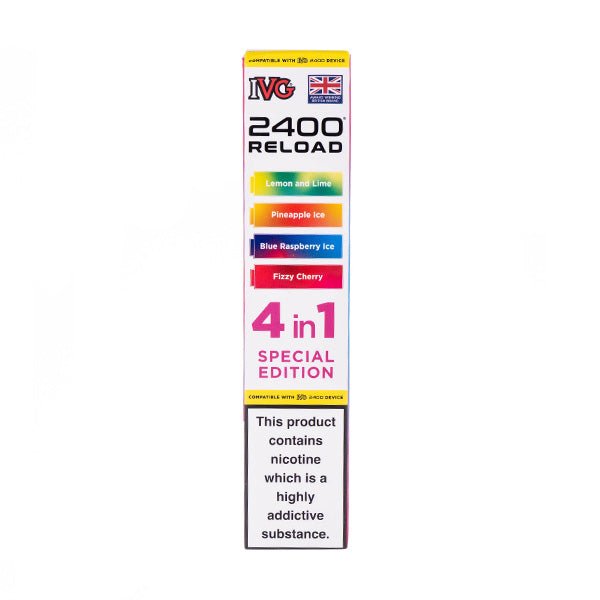 Special Edition IVG 2400 Reload Replacement Pods - 4 Pack