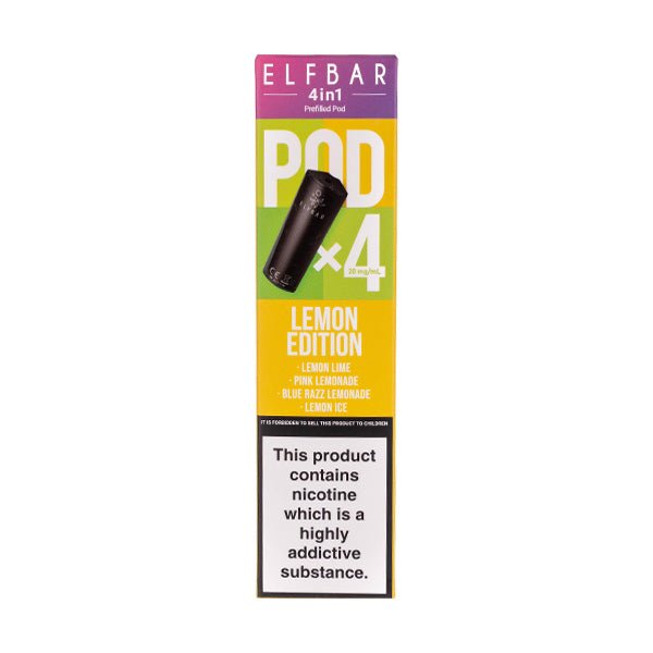 Lemon Edition 4 in 1 Prefilled Pods by Elf Bar - 4 Pods