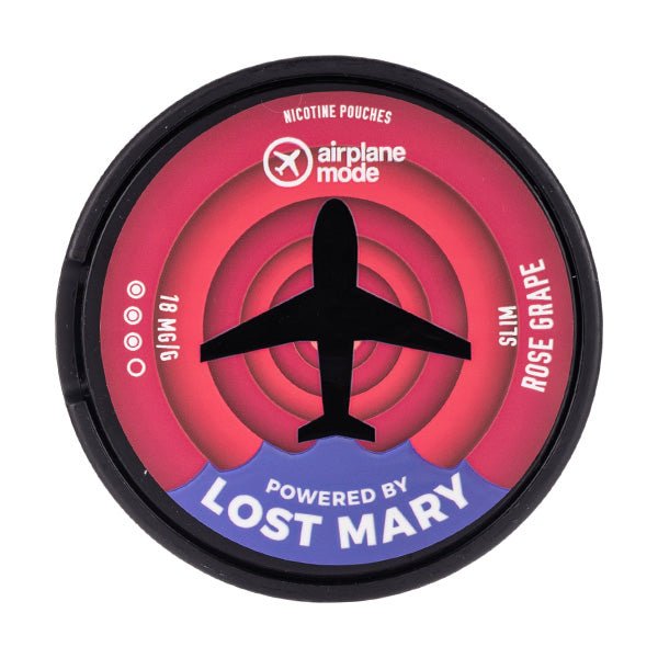 Rose Grape Airplane Mode Nicotine Pouches by Lost Mary - Image 2