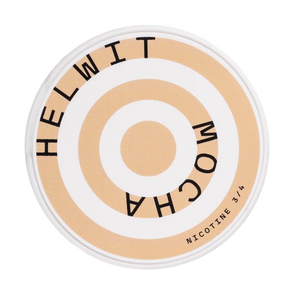 Mocha 3/4 Nicotine Pouches by Helwit