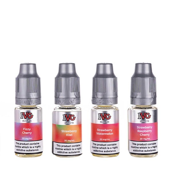 Red Edition 4 in 1 (4 x 10ml) Nic Salt E-Liquid by IVG - Image 2