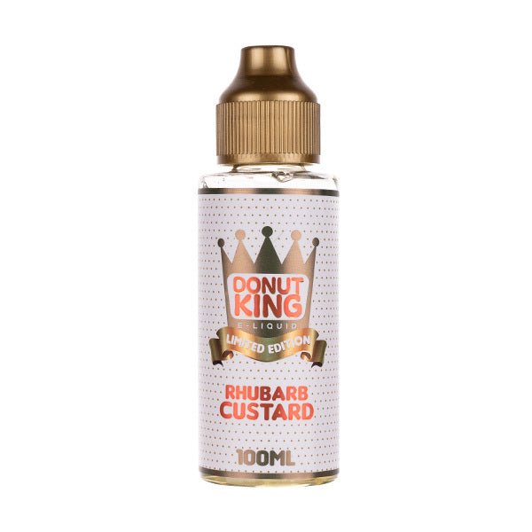 Rhubarb Custard 100ml Shortfill E-Liquid by Donut King Limited Edition