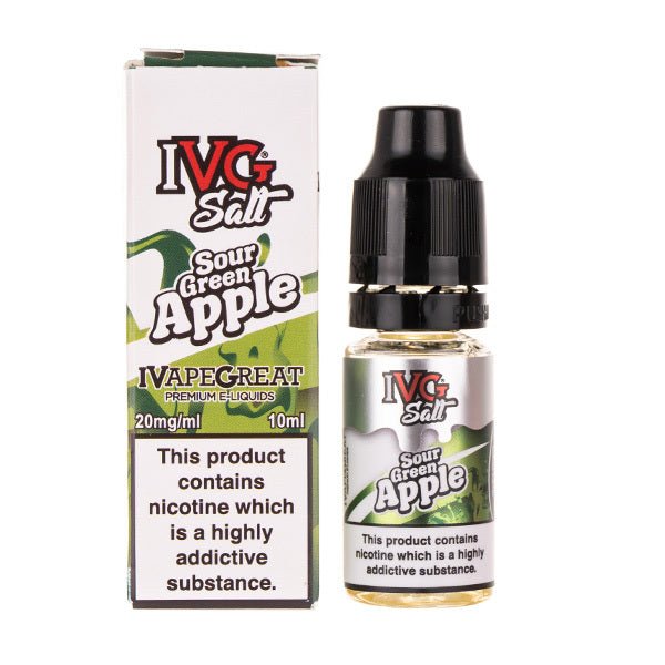 Sour Green Apple Nic Salt E-Liquid by IVG