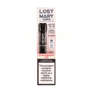 Strawberry Ice Tappo Prefilled Pods by Lost Mary