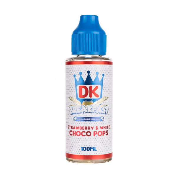 Strawberry & White Choco Pops Shortfill E-Liquid by Donut King Breakfast