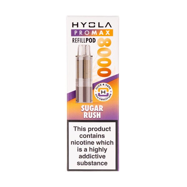 Sugar Rush Pro Max 8000 Prefilled Pod + Refill by Hyola