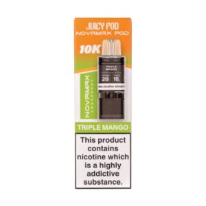 Triple Mango Novamax 10k Prefilled Pod + Refill by Juicy Pod
