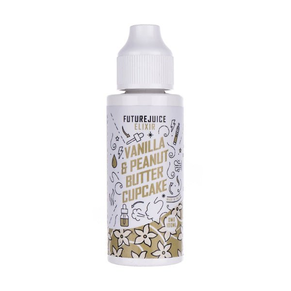 Vanilla & Peanut Butter Cupcake 100ml Shortfill E-Liquid by Future Juice Elixirs