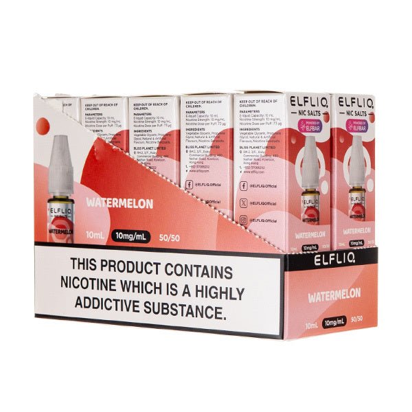 Elf Bar ELFLIQ Nic Salt E-Liquids - Pack of 10
