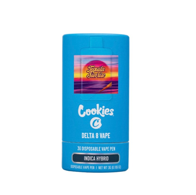 Tequila Sunrise (Indica Hybrid)-Cookies Delta 8 Disposable 3G - Image 2