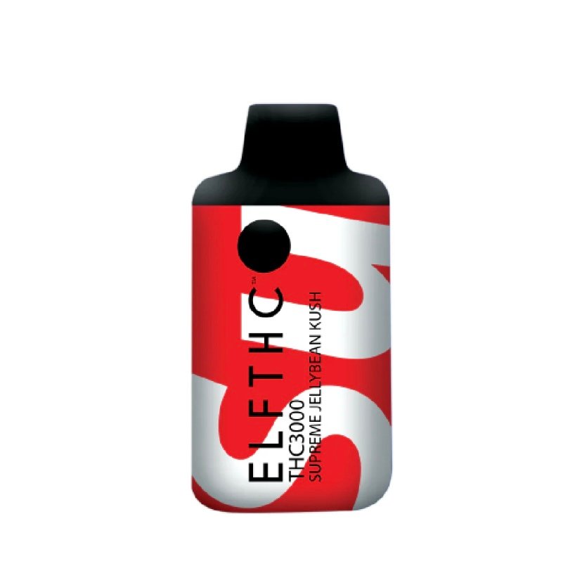 Supreme Jellybean Kush High Potency Blend Delta 8 + THC-P + THC-X 3g Disposable By ELF THC