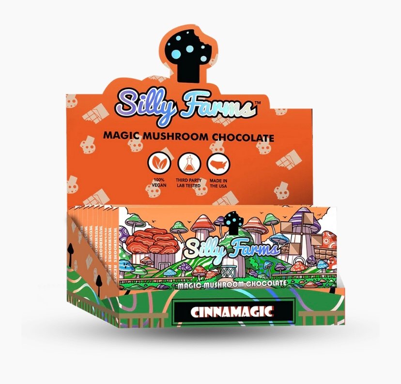 Silly Farms Magic Mushroomm Chocolate Bar 7GM - Image 5