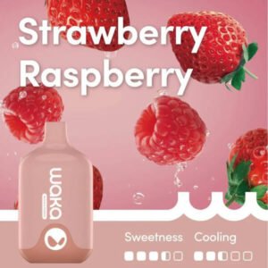 WAKA SMASH 6000 PUFF – STRAWBERRY RASPBERRY