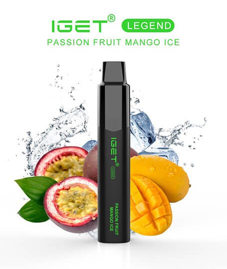 iGET LEGEND VAPE 4000 PUFF – PASSION FRUIT MANGO ICE
